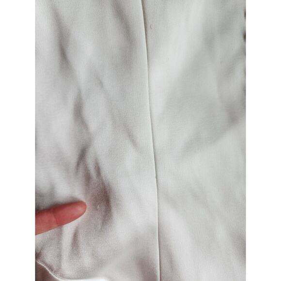 NWD Reformation Elena Satin Strapless Wedding Gown Dress Size 10 Ivory #4B416 - Picture 7 of 16